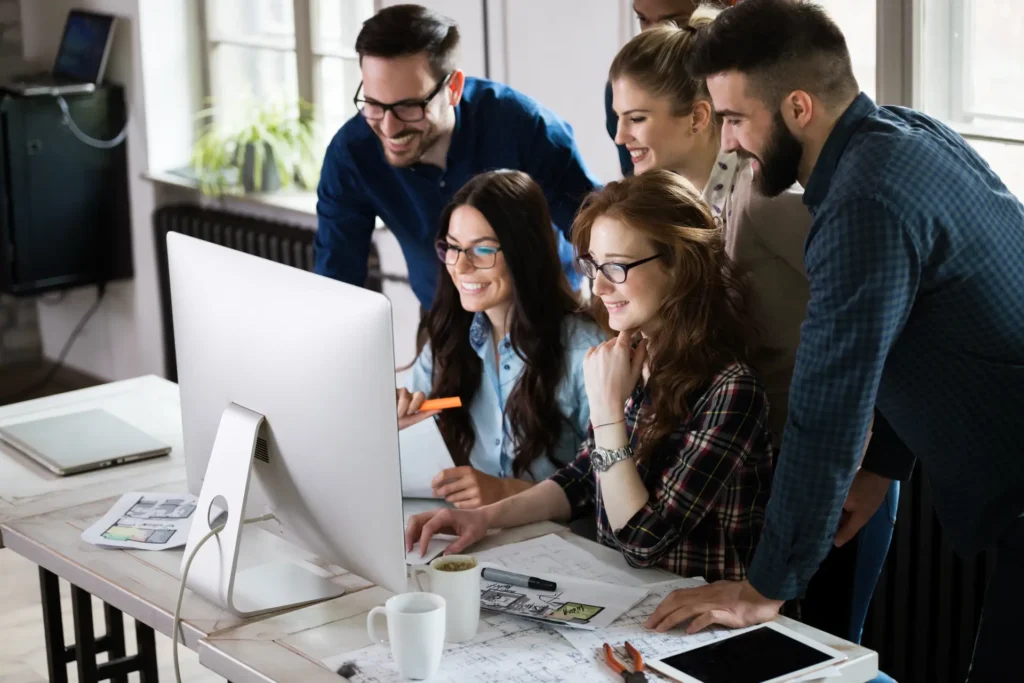 Person looking relaxed and balanced in a peaceful setting, depicting work-life balance achieved.